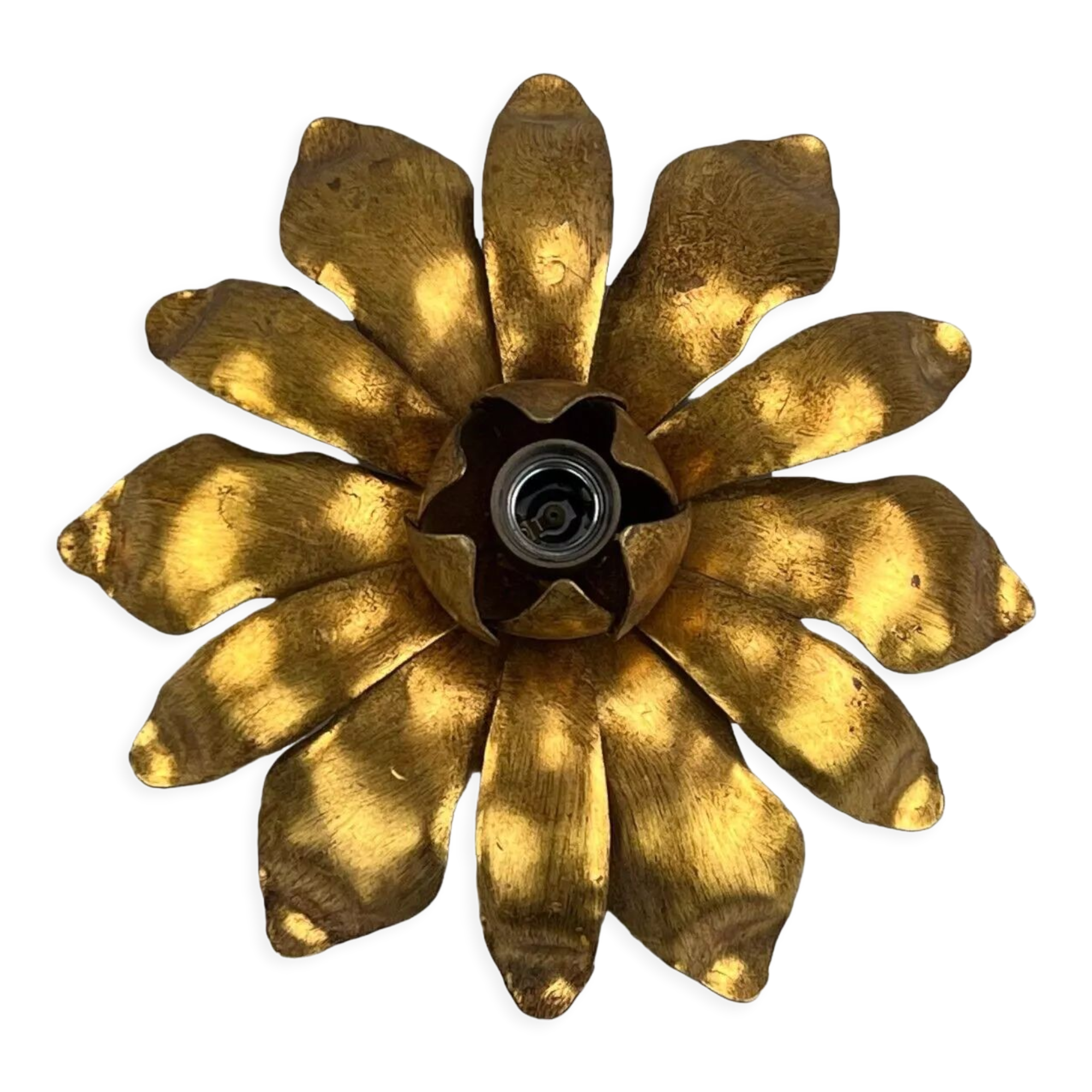 Wall sconce in brass