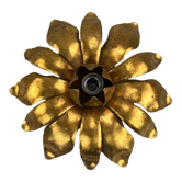 Wall sconce in brass