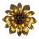 Wall sconce in brass