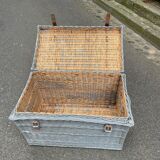 Wicker trunk early twentieth century