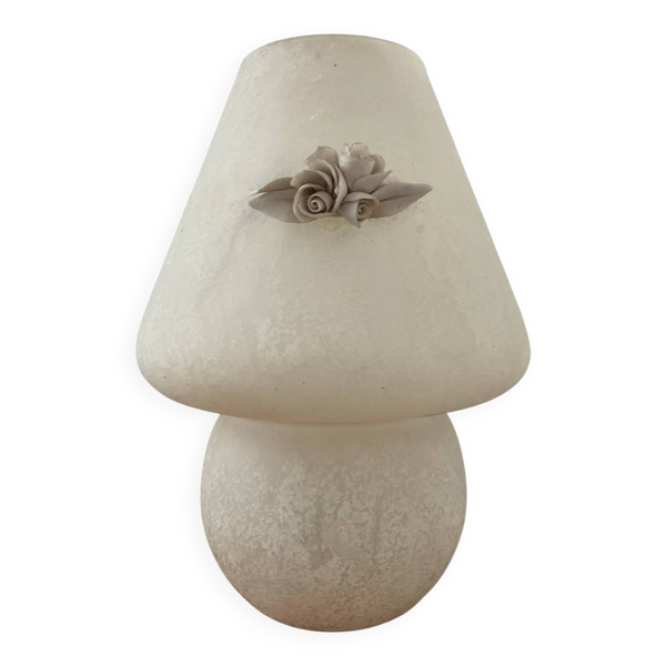 Lampe champignon en verre de Murano Vetro Eseguito des années 60-70