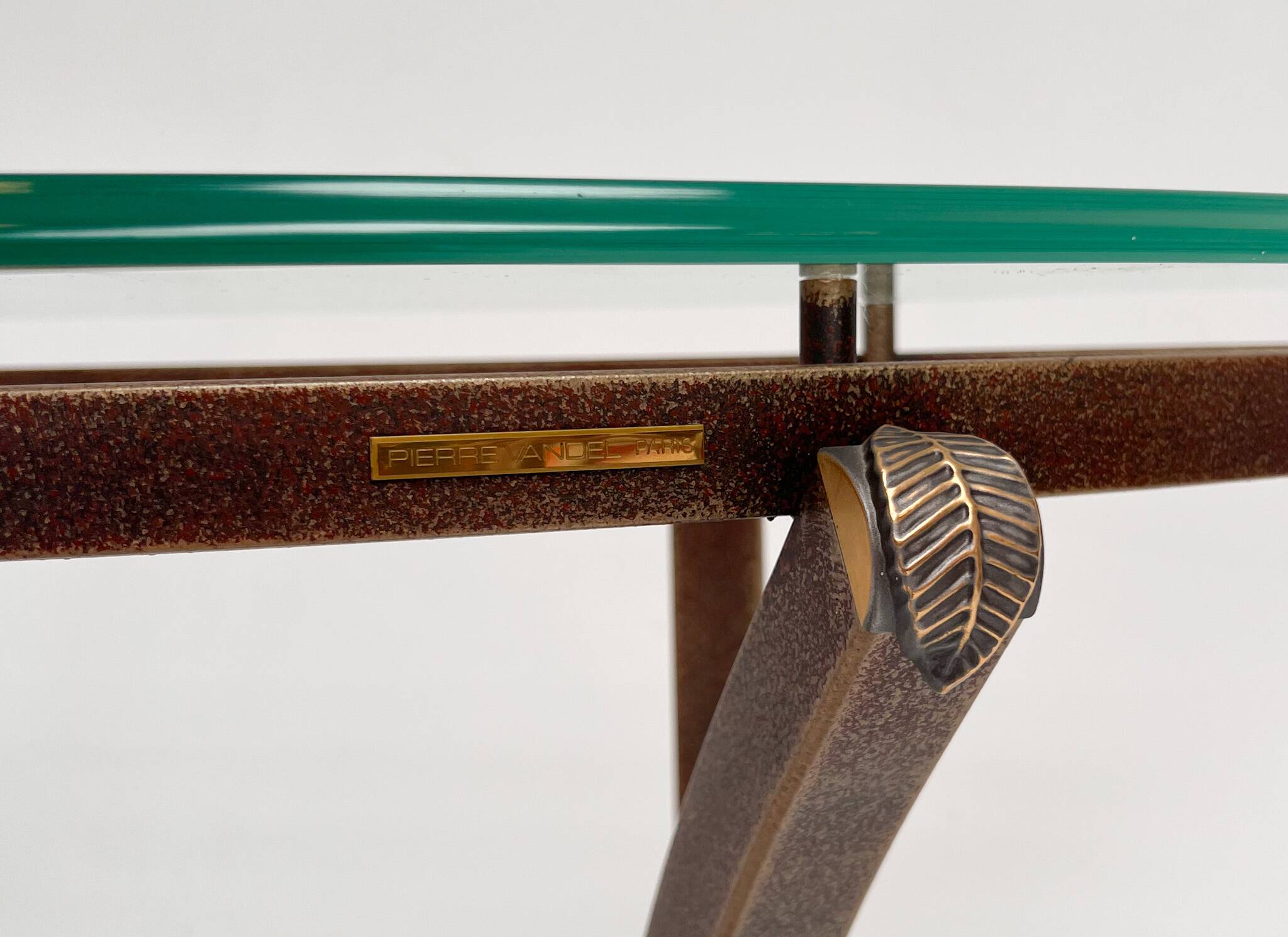 Art Deco side table by Pierre Vandel, 1960s