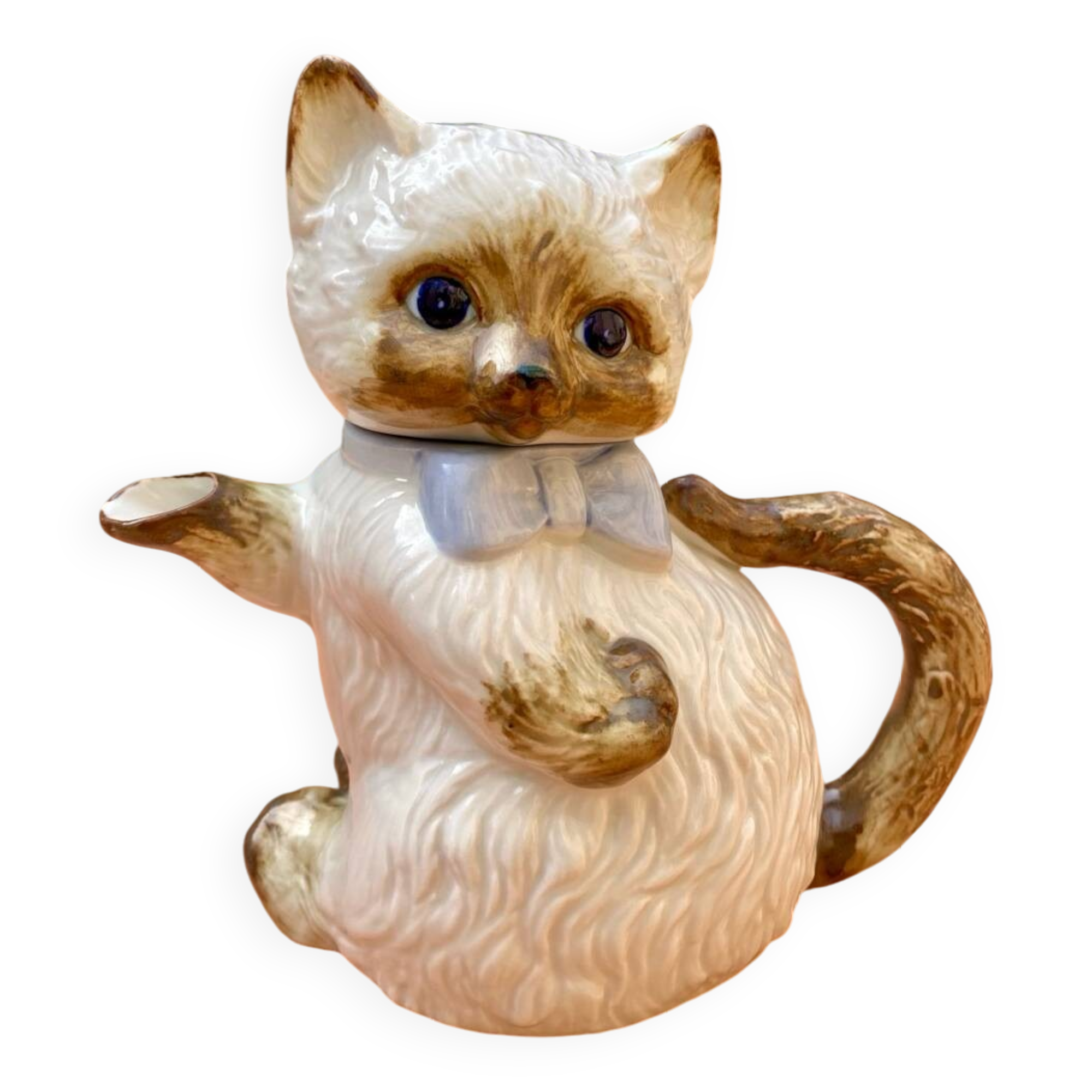 Vintage kitten teapot