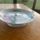 Porcelain compotier motifs of roses art deco signed HB France
