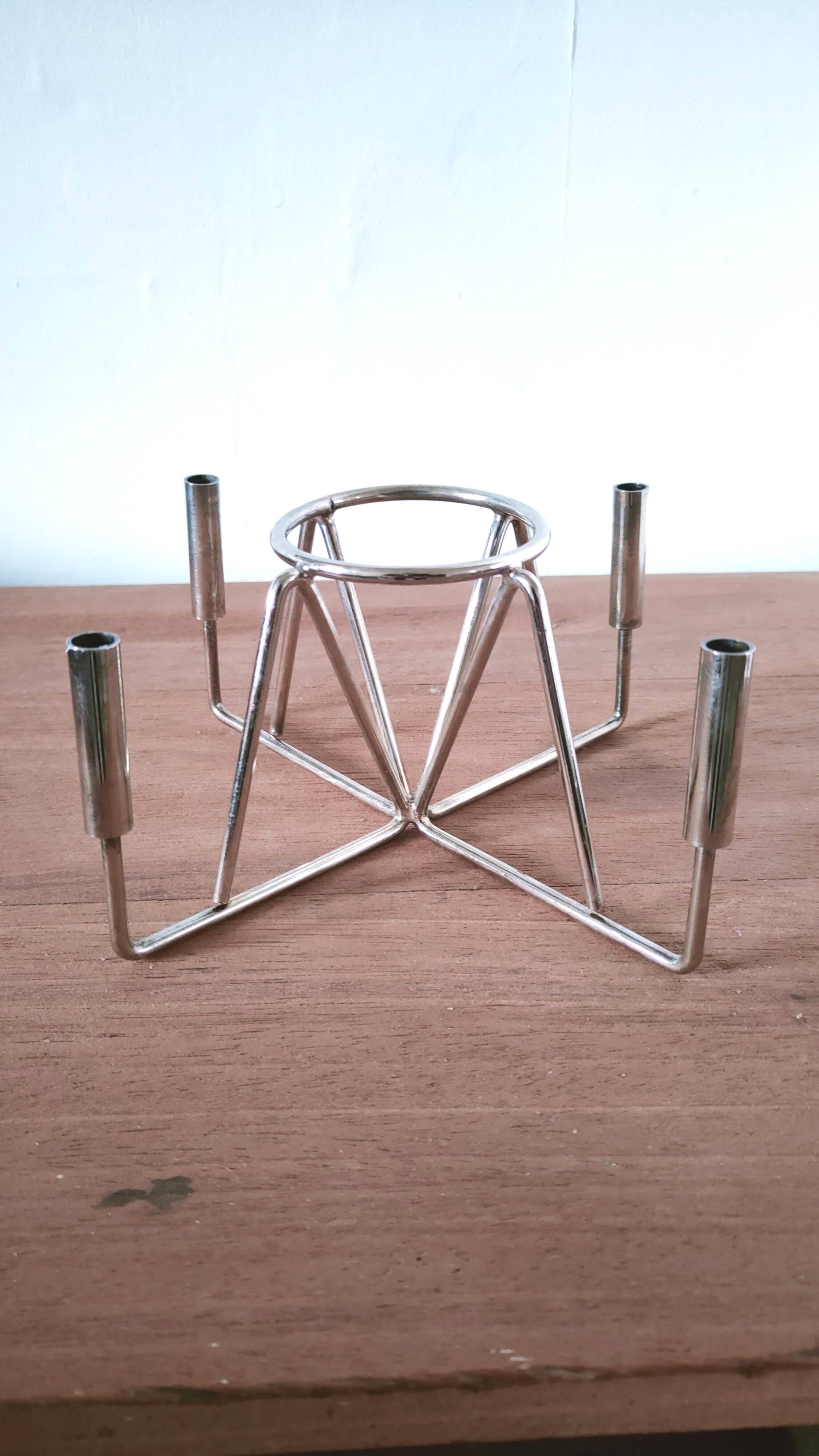 Vintage candle holder Gelb goldsmiths Paris