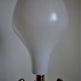 Vintage brass trepied lamp
