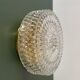 Vintage moulded glass wall or ceiling light globe (PLAF40)