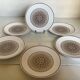 Six small dessert plates Noritake Japan