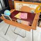 Ensemble bureau et chaise enfant vintage
