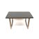 Vintage heavy slate coffee table made in the 1970s