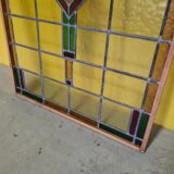 Dutch art deco stained glass window