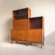 Scandinavian teak storage unit and secretary, 1960.