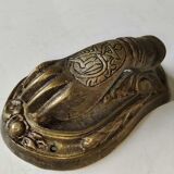 Door knocker in bronze