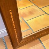 Beveled mirror in solid wood marquetry - 118x88.5cm