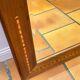 Beveled mirror in solid wood marquetry - 118x88.5cm