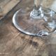 Lot de 7 verres à vin en cristal taillé