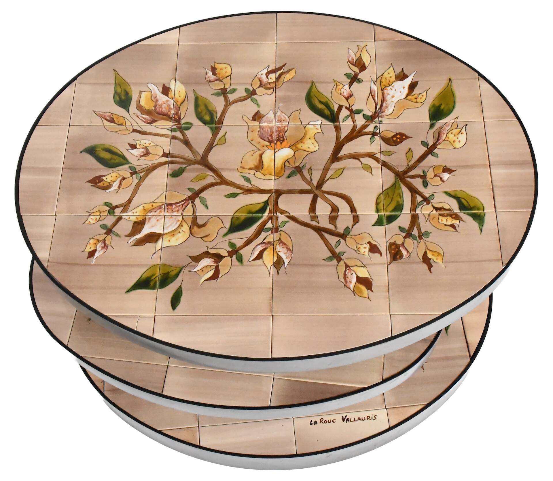 Vintage coffee table by Georges Pelletier for La Roue in Vallauris.