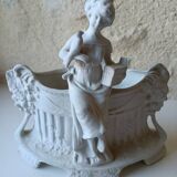 Flower girl/Vase Lady with a bird