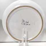 Set of Four Turquoise Earthenware Vide-Poche / Decorative Plates by Albisol
