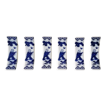 6 porcelain knife holders from Japan