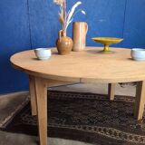 Vintage farmhouse coffee table with flap