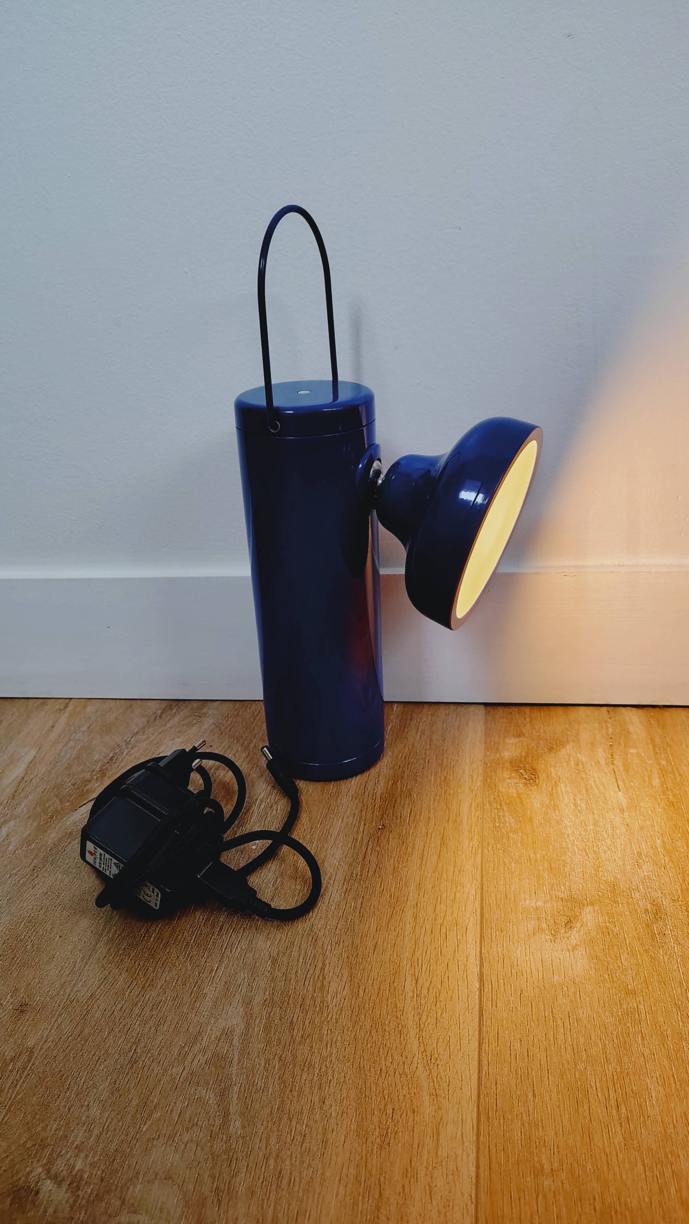 M Lamp by David Irwin, Juniper Publisher, portable battery-operated lamp.