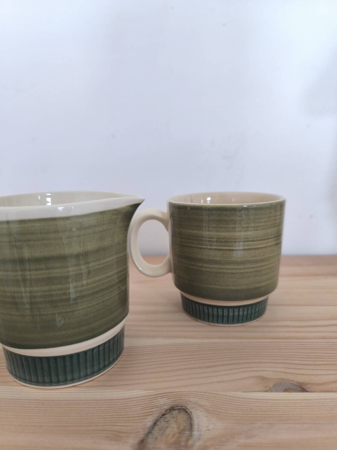 Japanese earthenware coffee service