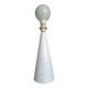 Lamp from the Brussels Porcelain Factory, ceramic light fixture
