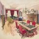 Painting decorative art interior architecture 30-50s