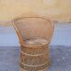 Fauteuil vintage en rotin