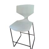 Set of 2 very comfortable designer bar stools / high chairs - tonon brand