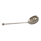 Silver metal ice cube scoop