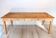 Farm table, draper, solid wood mid-20th century, restored.