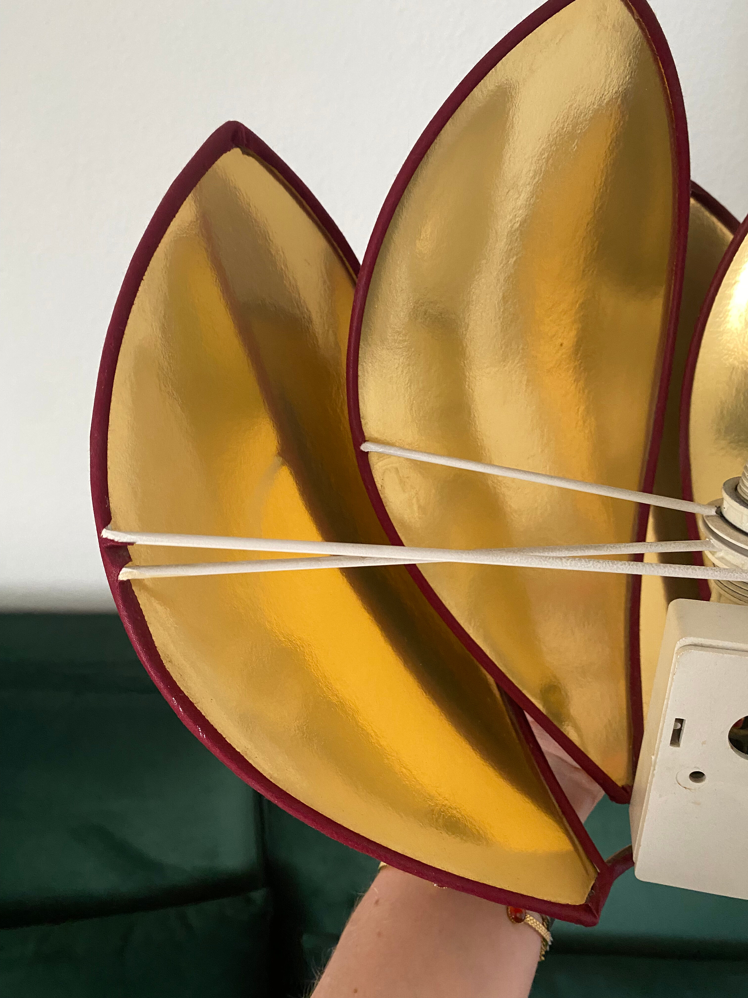 Lotus flower sconces