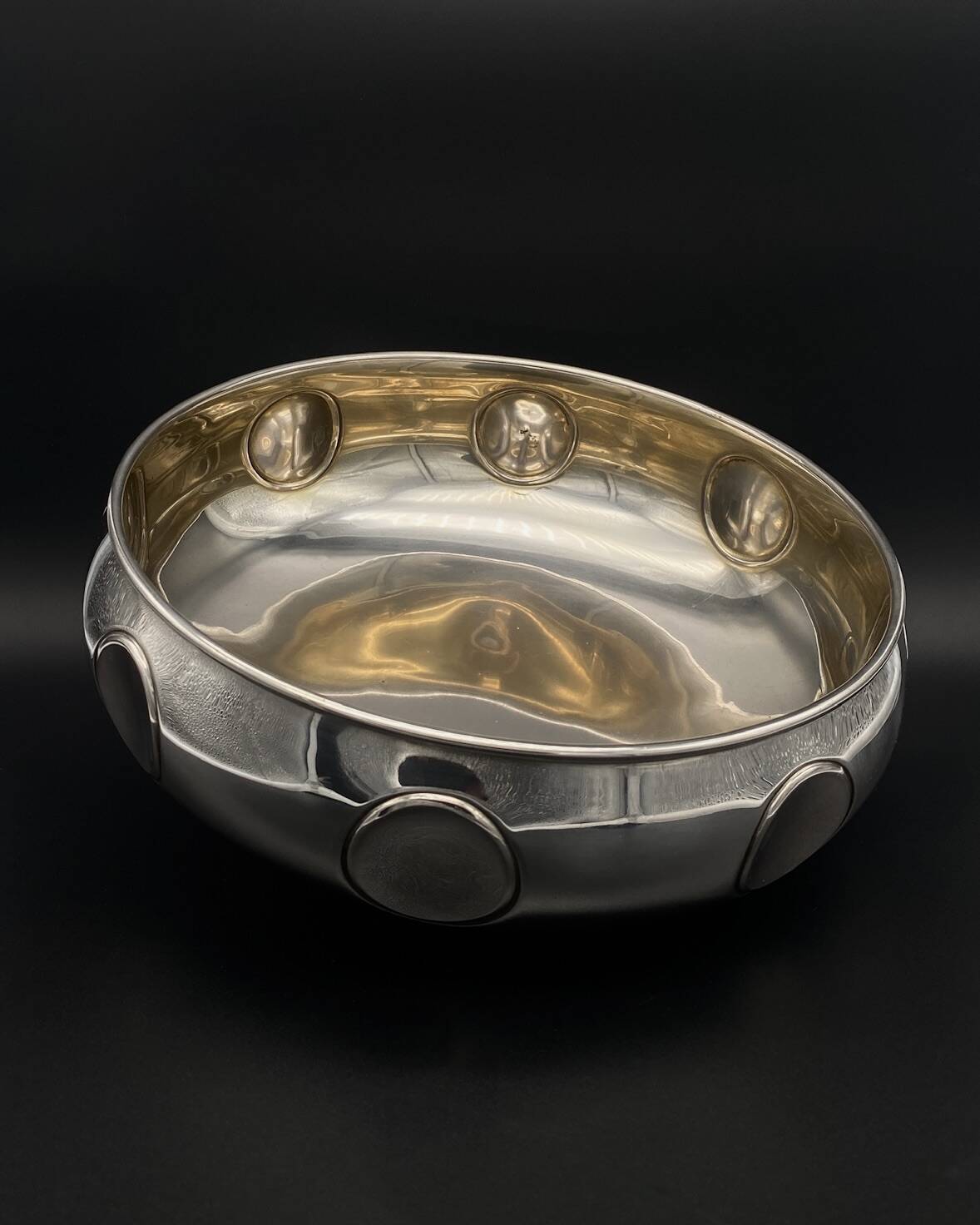 Modernist Italian silver bowl, c. 1960s