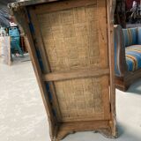 Pair of meridians in rosewood, Charles X period.