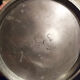 Vintage antique pewter serving jug with acorn finials on lid