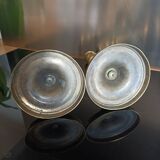 Pair of gilded bronze candlesticks