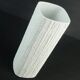 white VASE thomas porcelain decor arcta matte glaze relief structure 1960s