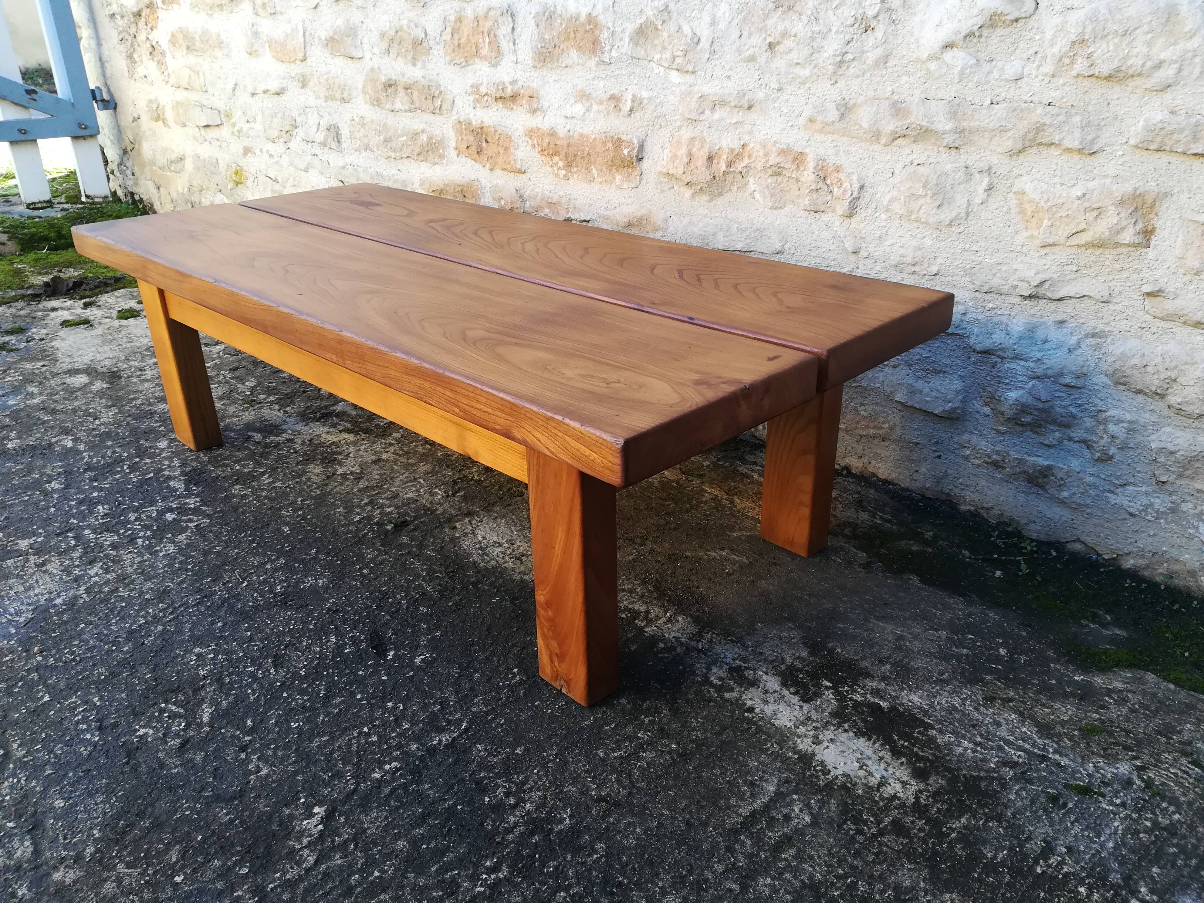 Elm coffee table