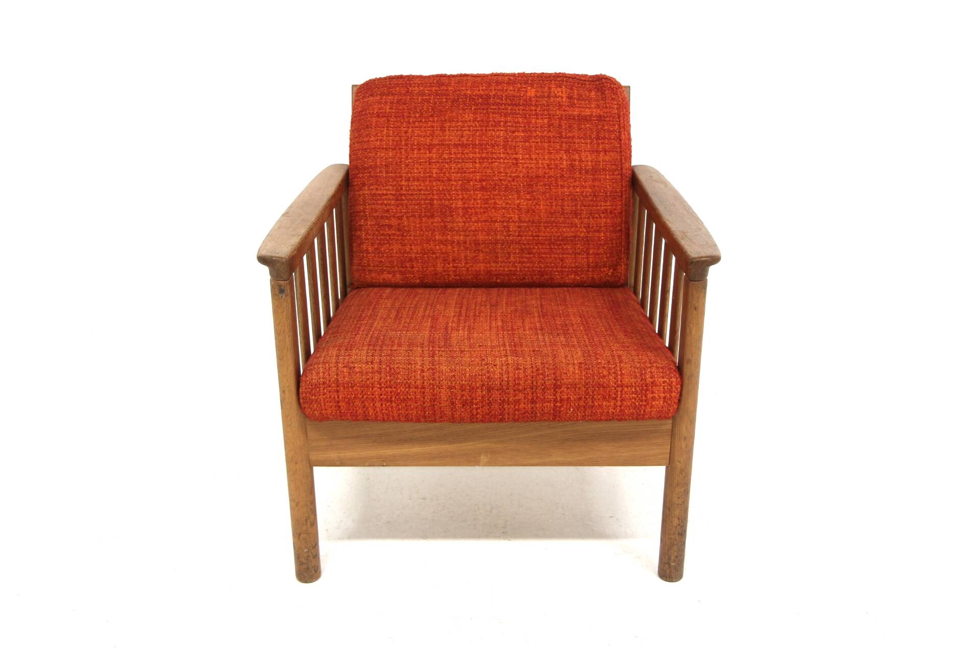 Scandinavian oak armchair, Gunnar Myrstrand and Sven Engström, Sweden, 1960