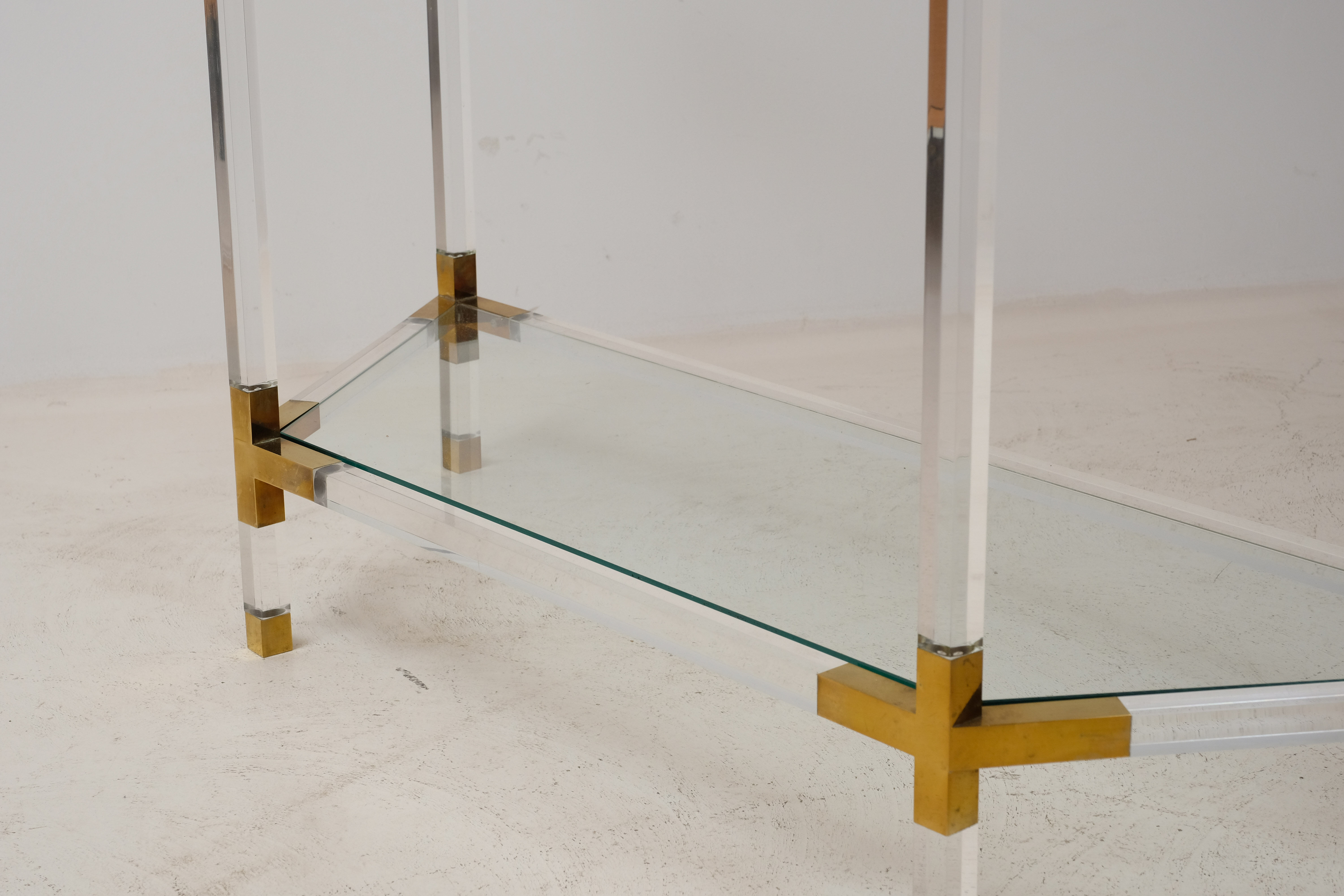 Plexiglas console 1960