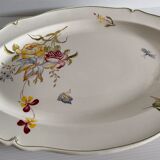 Oval plate in Ceramic of Gien model Montpellier