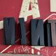 Old wooden printing letter