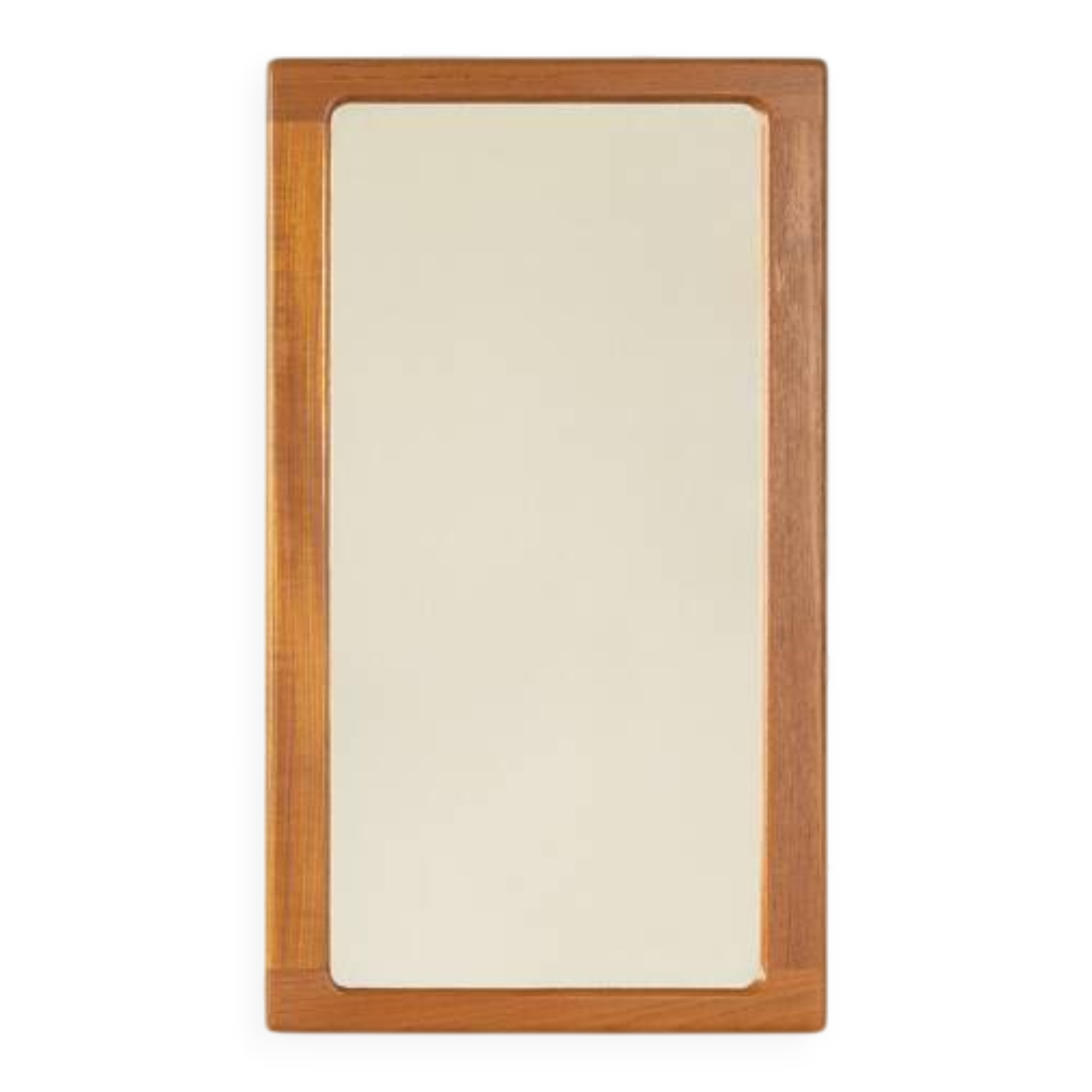 Classic mirror from the 1960s with high-quality solid teak frame