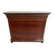 Antique mahogany sideboard with marble top