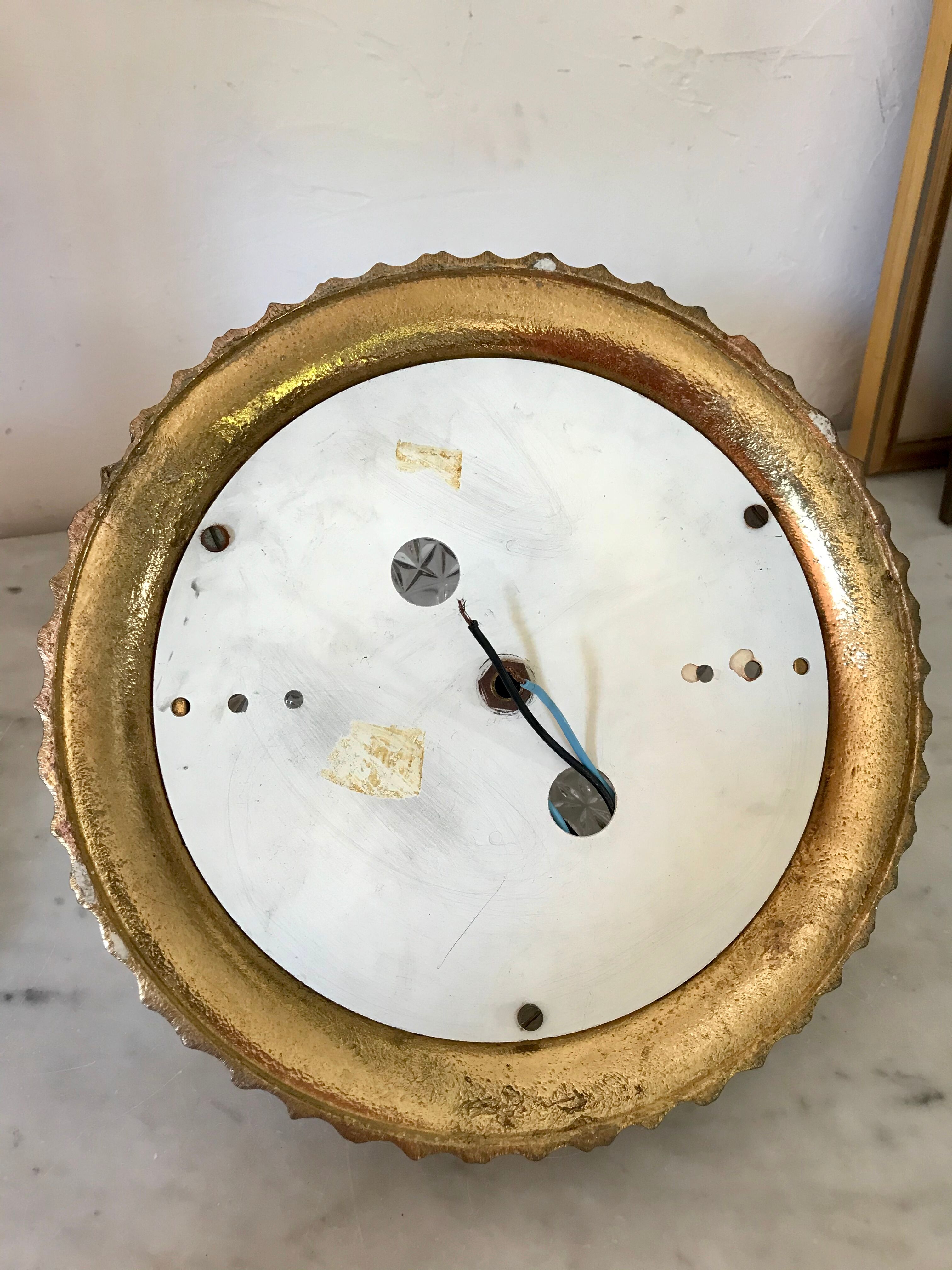 Early 20th century crystal ceiling light