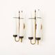 Italian mid century wall lights, set of 2