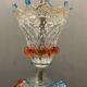 Venetian murano glass flower chandelier, 1960s
