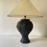 Asian lamp, 2 M fabric cable, paper lampshade